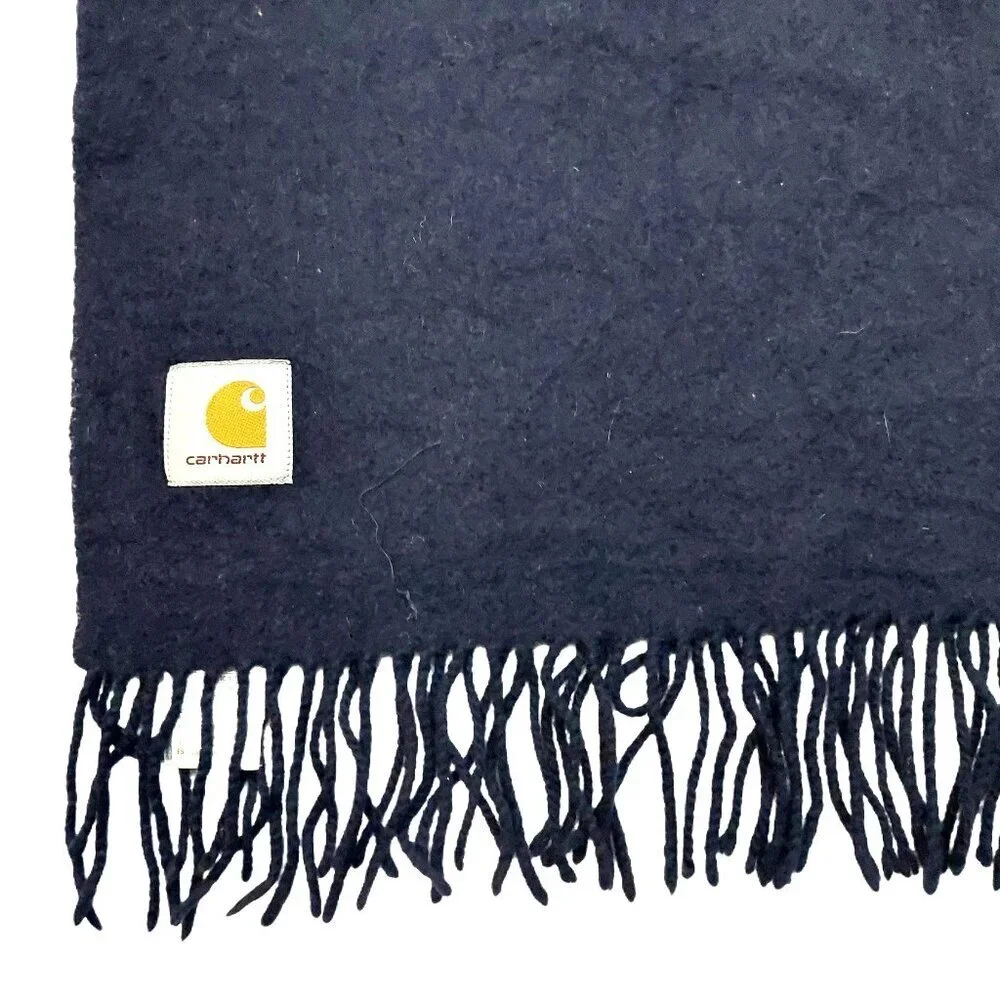 Carhartt Classic Vintage Black Wool Men's Scarf